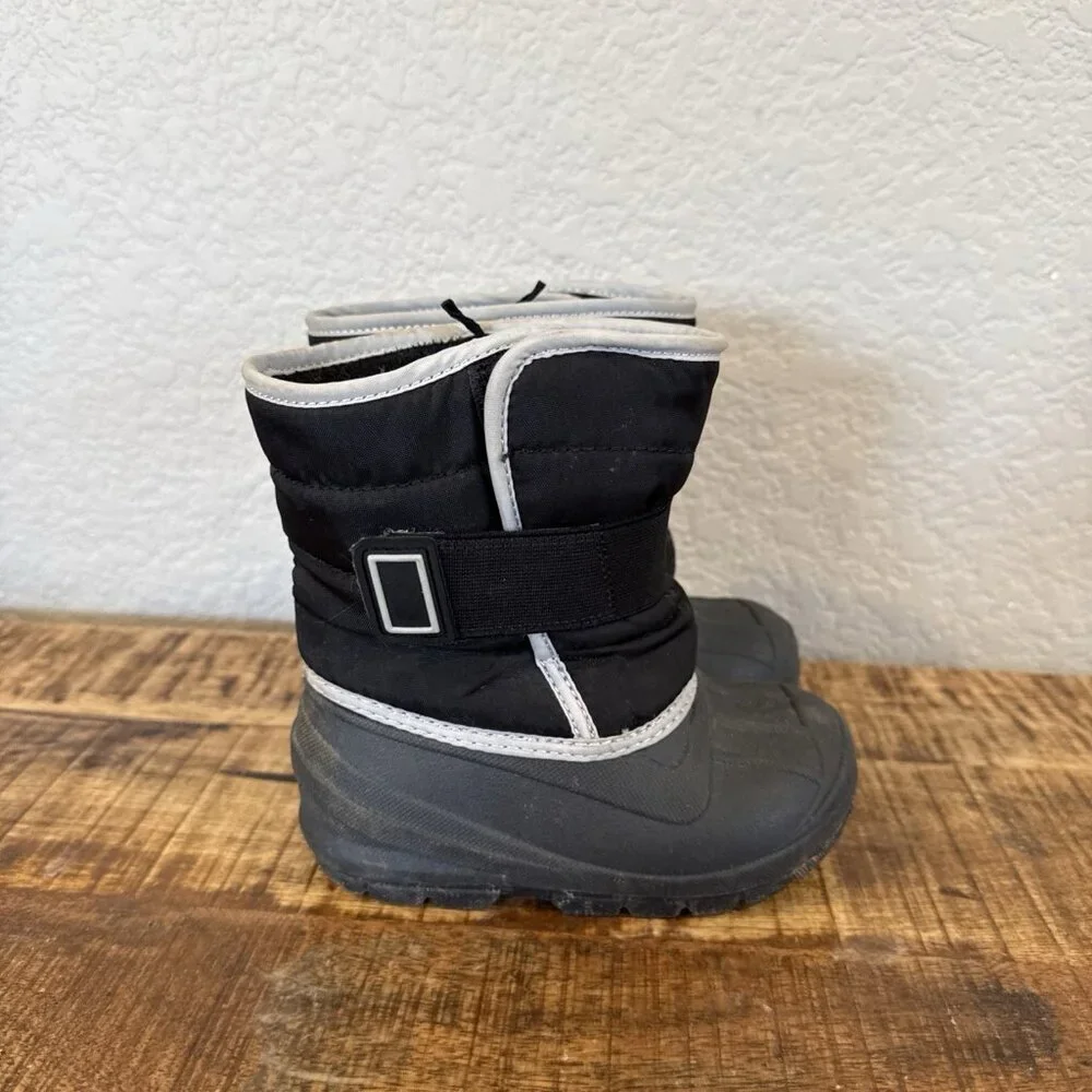Cat & Jack Toddler Winter Snow Boots 7 Black Outdoor Unisex Girls Boys